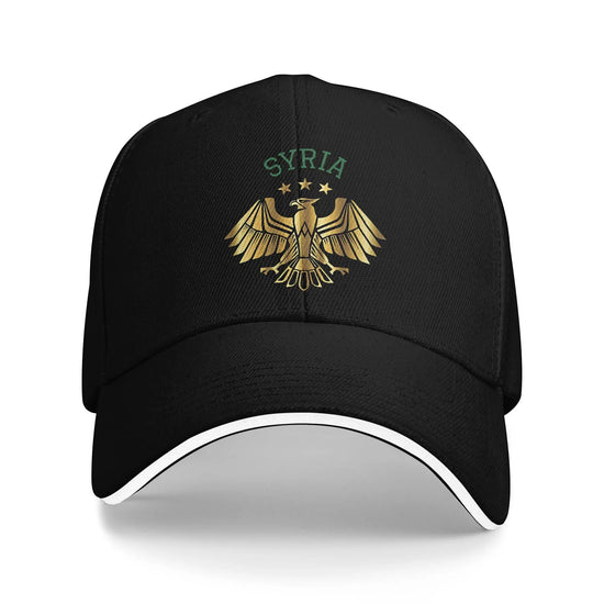 Syria Eagle Syrian Flag Logo Baseball Caps Hip Hop  Sandwich Caps Men Women Adjustable Caps Hat Sport