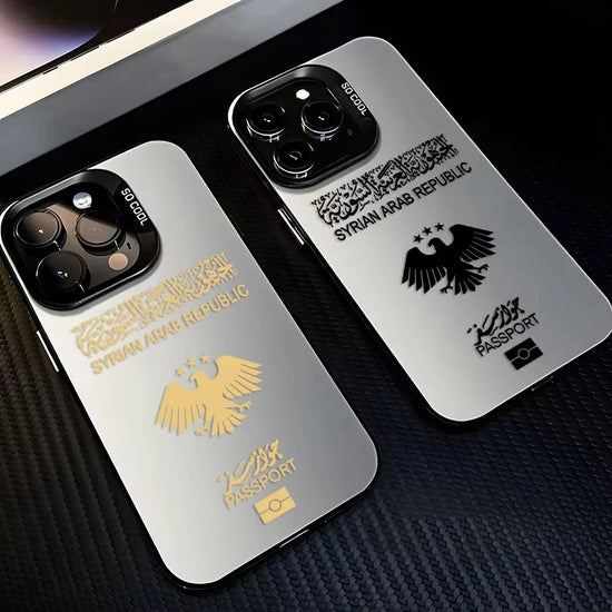 New Syria Passport Pattern Phone Case For iPhone 17 Air 16e 16 Pro Max 15 14 Plus 13 12 Mini 11 Shockproof Silicone Back Cover